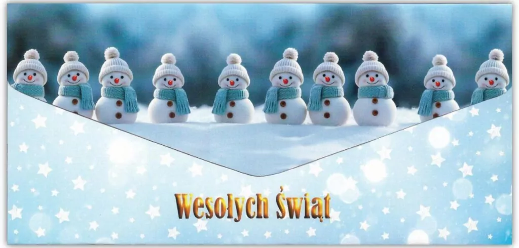 Karnet-koperta Wesołych Świąt - tantis.pl
