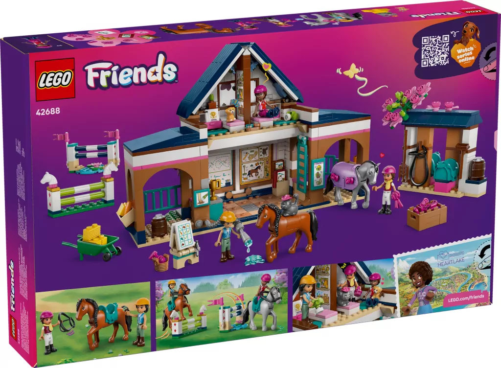 LEGO® Friends  Stadnina i szkółka jeździecka 42688 - tantis.pl