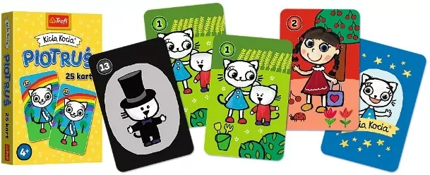 Trefl. Karty Piotruś Kicia Kocia 08512 - tantis.pl