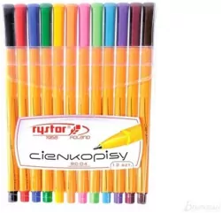 Cienkopisy RC-04. 12 kolorów