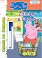 Peppa Pig. Zadania do ścierania cz. 4 Zakupy z Peppą - tantis.pl
