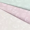 Papier ozdobny (wizytówkowy) małe róże biel - tantis.pl