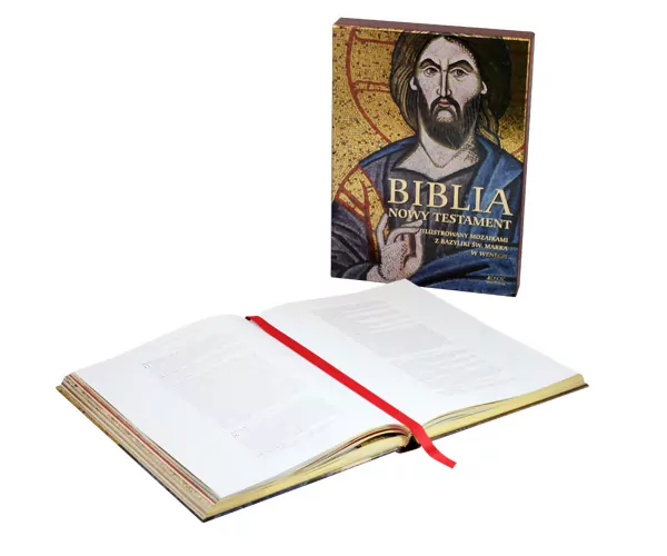 Biblia. Nowy Testament. Ilustrowany mozaikami z Bazyliki Św. Marka w Wenecji - tantis.pl
