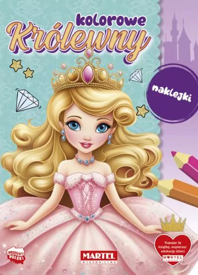 Kolorowe królewny z naklejkami - tantis.pl