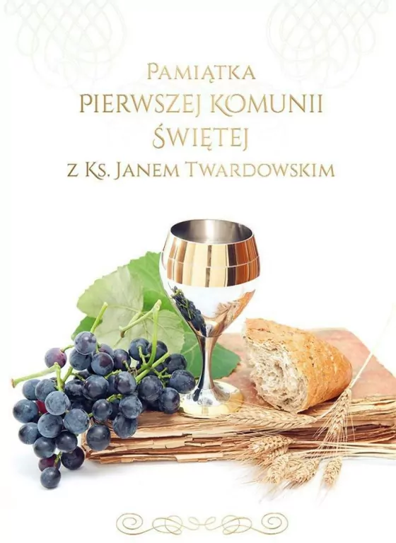 Pamiątka I Komunii Świętej z ks. Janem Twardowskim - tantis.pl