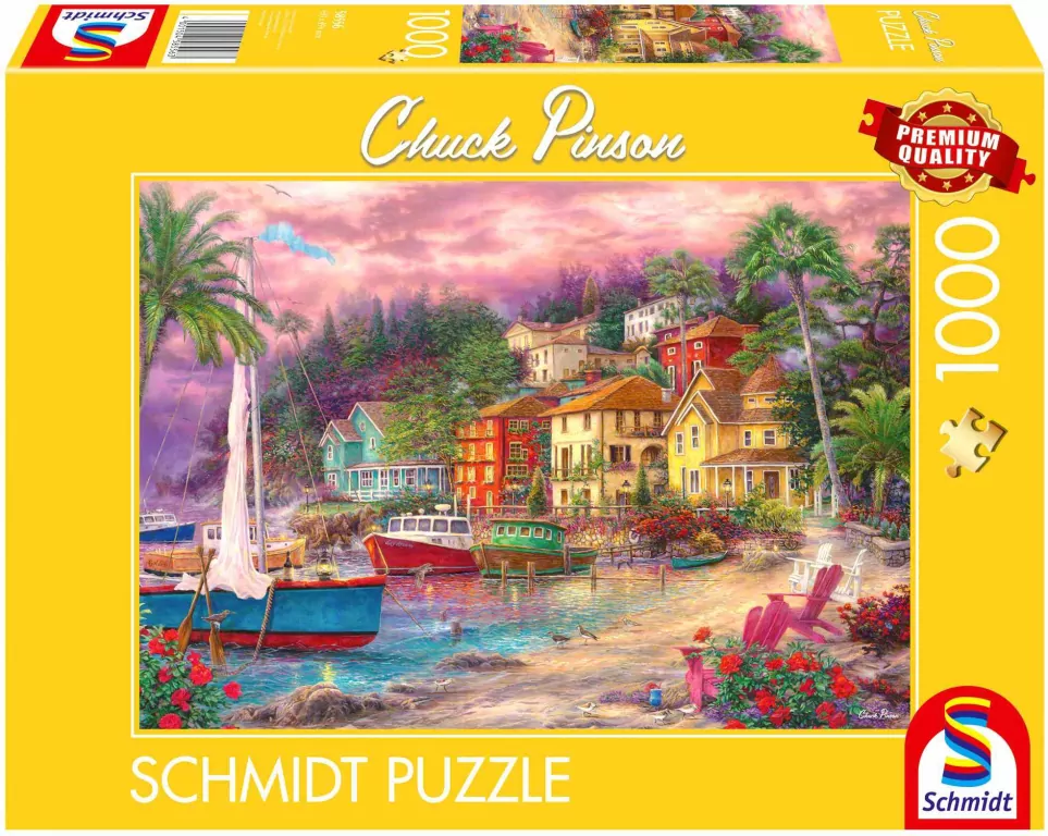 Puzzle PQ 1000 Chuck Pinson Nadmorski urok G3 - tantis.pl