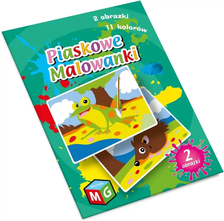 Piaskowe malowanki Żaba i jeż - tantis.pl