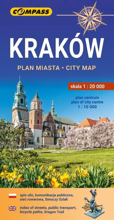 Kraków - Plan miasta 1:20 000 w.2026 - tantis.pl
