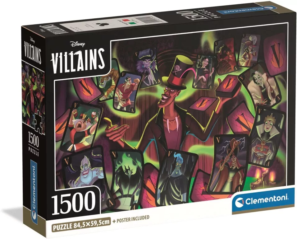 Puzzle 1500 COMPACT Disney Vilains - tantis.pl
