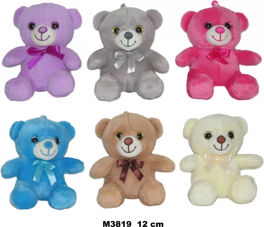 Brelok miś 12cm MIX - tantis.pl