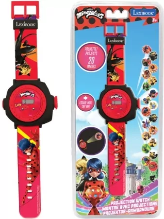 Zegarek projektor z 20 obrazami do wyświetlenia. Miraculous - tantis.pl