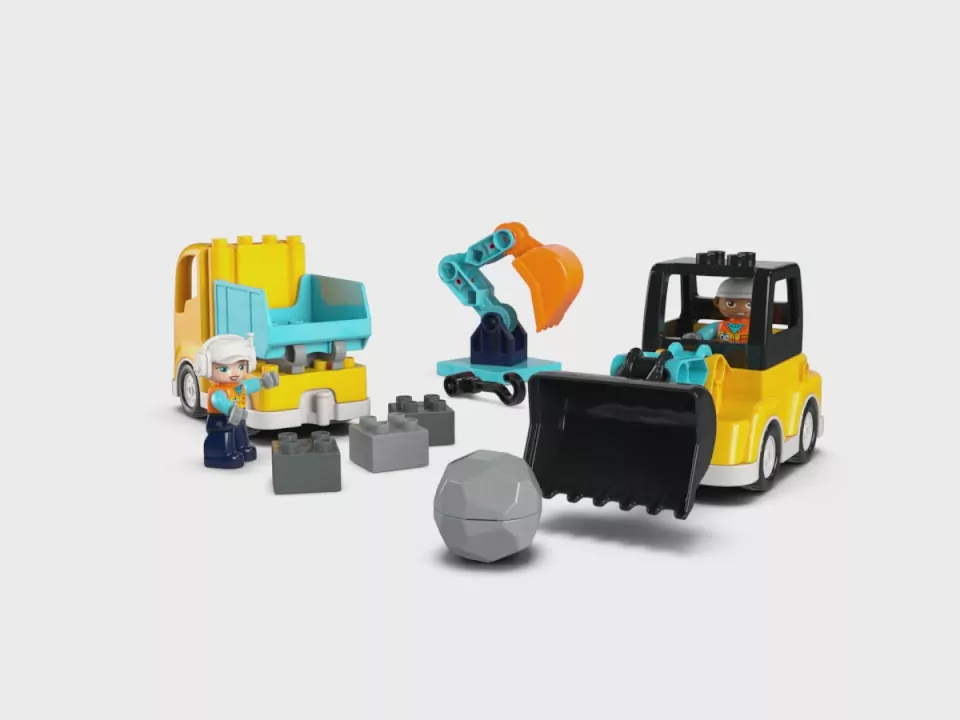 LEGO® Duplo.  Maszyny budowlane 3w1 10475 - tantis.pl