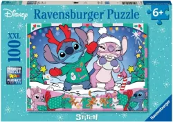 Puzzle 100 Disney Stitch Święta