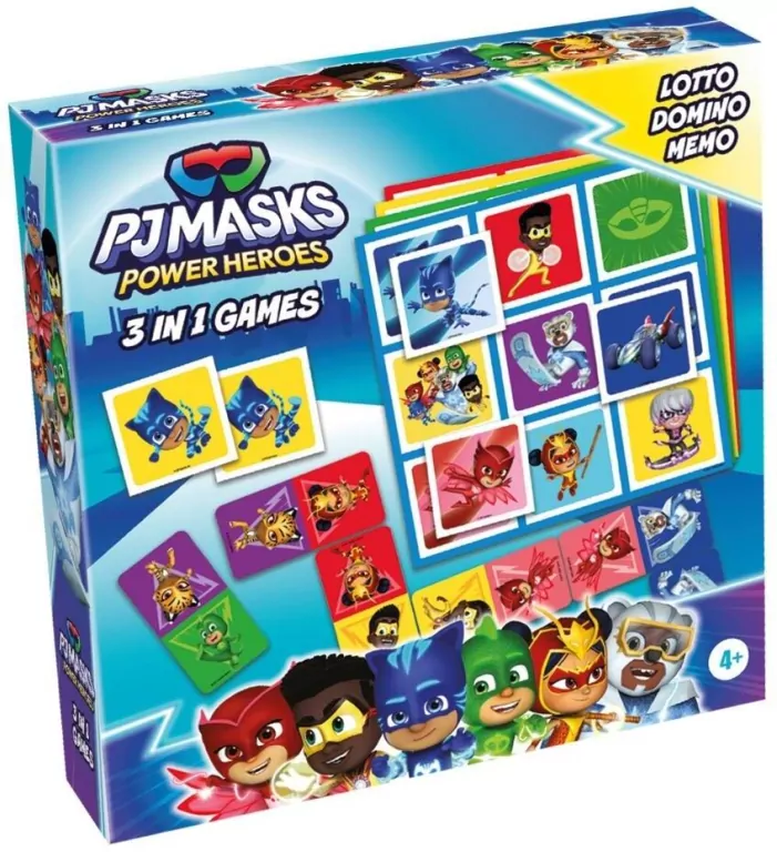 Pidżamersi 3w1 Lotto, Domino, Memo - tantis.pl