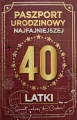 Karnet Urodziny 40 Nowy paszport damskie - tantis.pl