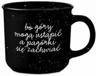 Kubek vintage - Bo góry - tantis.pl