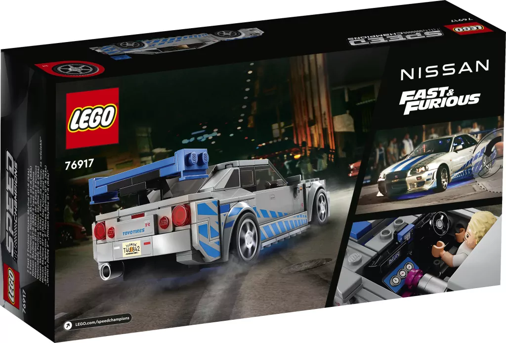 LEGO® Speed Champions. Nissan Skyline GT-R (R34) z filmu „Za szybcy, za wściekli”. 76917 - tantis.pl