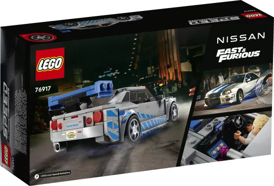 LEGO® Speed Champions. Nissan Skyline GT-R (R34) z filmu „Za szybcy, za wściekli”. 76917
