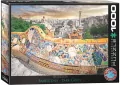 Puzzle 1000 Barcelona Park Guell - tantis.pl