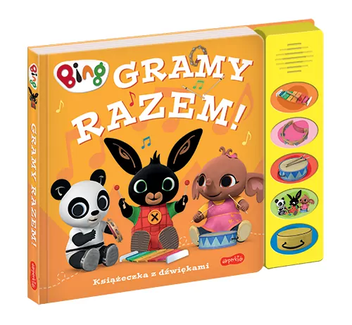 Bing. Gramy razem! Książeczka z dźwiękami - tantis.pl