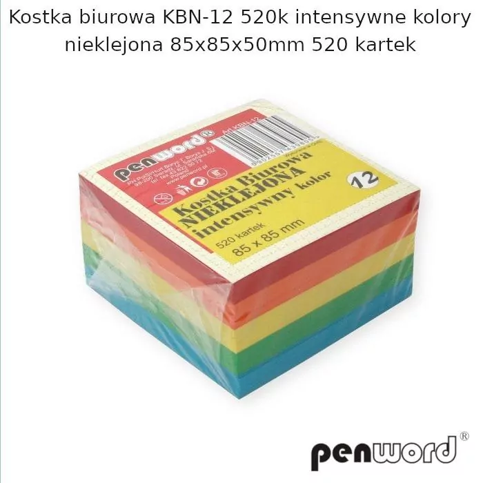 Kostka biurowa mix 85x85x50mm 520K - tantis.pl
