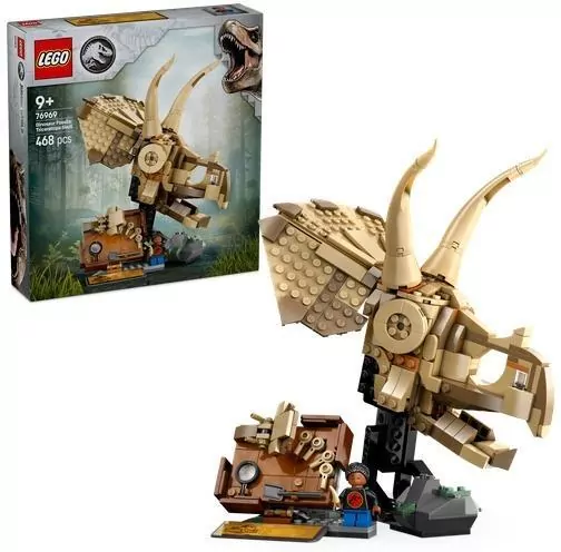 LEGO® Szkielety dinozaurów: czaszka triceratopsa 76969 - tantis.pl
