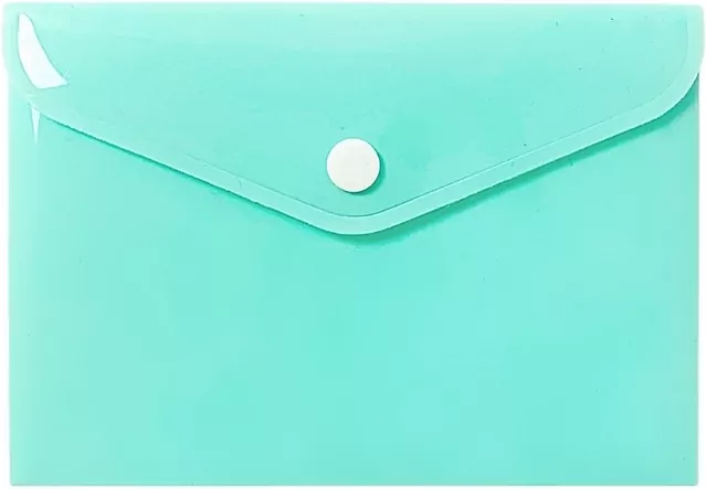 Teczka koperta A6 PP pastel zielona - tantis.pl