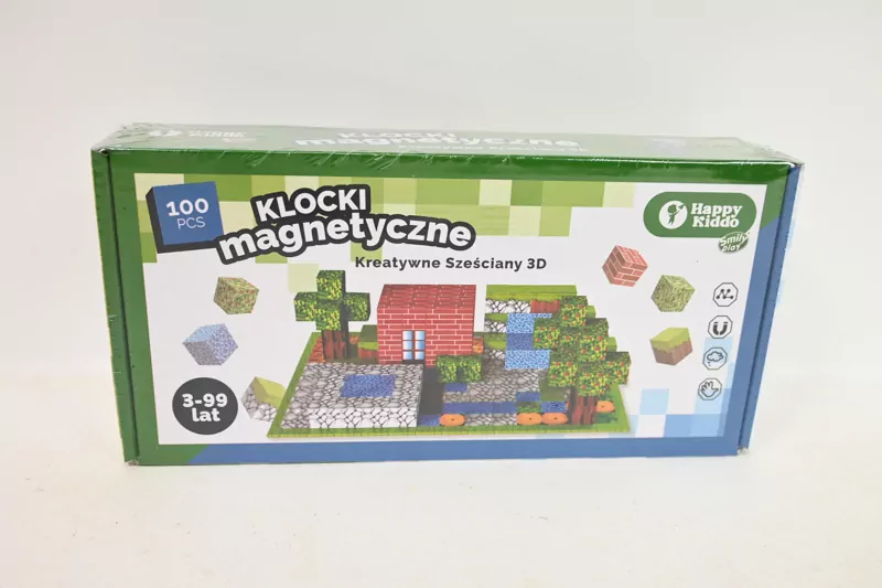 Klocki magnetyczne 100el - tantis.pl