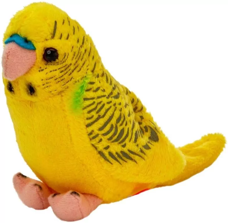 Beppe. Papuga falista, żółta 13cm - tantis.pl