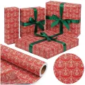 Papier ozdobny pakowy Roślinny 57cmx25m - tantis.pl