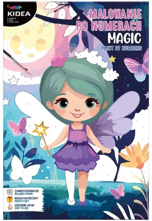 Malowanie po numerach Magic KIDEA - tantis.pl
