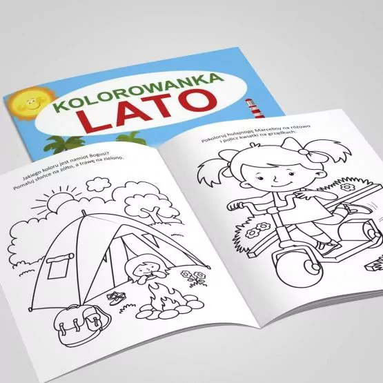 Lato. Kolorowanka - tantis.pl