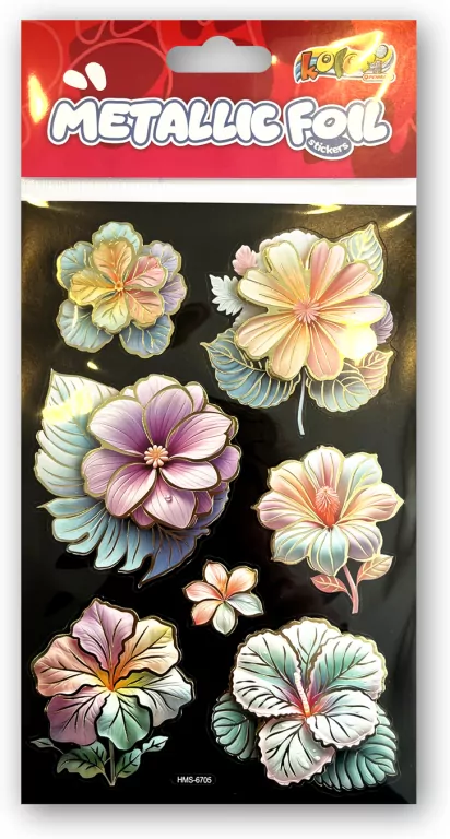 Naklejki foliowe Metalic Double Flowers PENMATE - tantis.pl