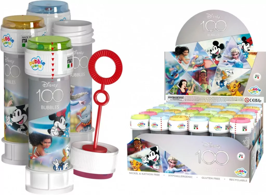Bańki 60 ml. Disney 100 lat. 36 sztuk - tantis.pl