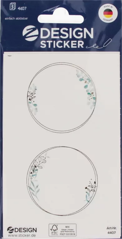 NAKLEJ RAMKA OKR KWIATOWA 80X160 4407 ZFB/C - tantis.pl