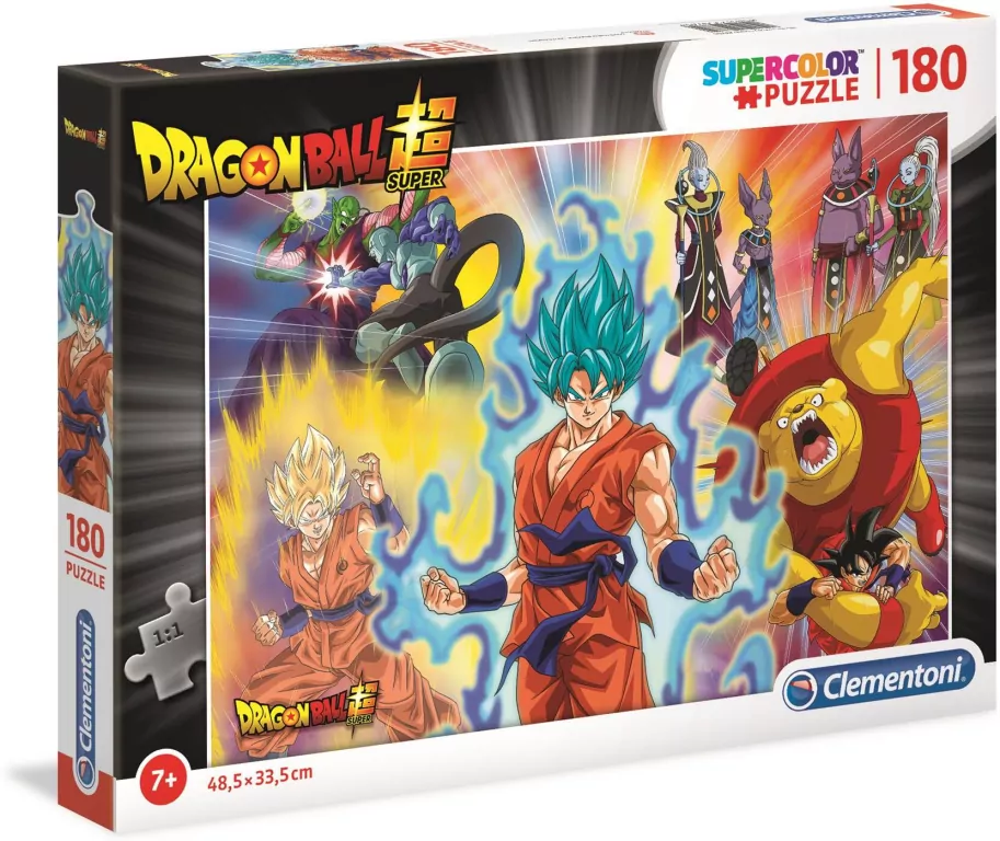 Clementoni. Puzzle 180. Super Kolor Dragon Ball - tantis.pl