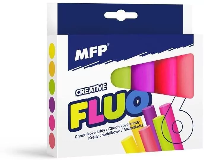 Kreda chodnikowa owalna. MFP. Fluo. 6 kolorów - tantis.pl