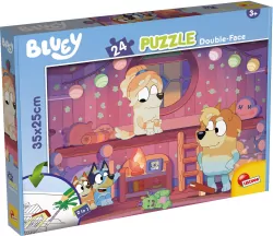 Lisciani. Puzzle 24 podłogowe dwustronne. Bluey