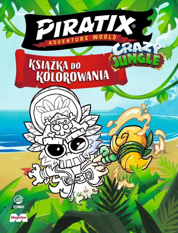 Piratix. Książka do kolorowania + figurka - tantis.pl
