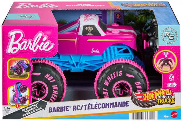 Hot Wheels Monster Trucks RC Barbie 1:24 - tantis.pl