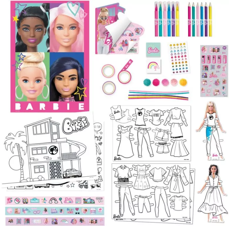 Barbie Mega Bus zestaw kreatywny - tantis.pl