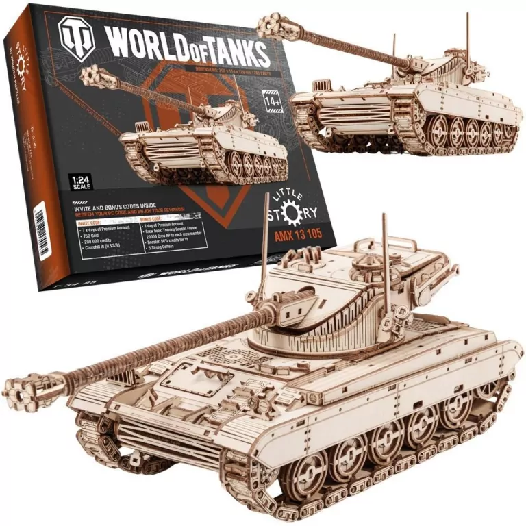 Puzzle drewniane 3D - AMX 13 105 - tantis.pl