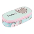 Piórnik saszetka z wewnętrzną klapką Pusheen mint - tantis.pl