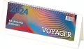 Kalendarz 2027 biurowy Voyager - biały - tantis.pl