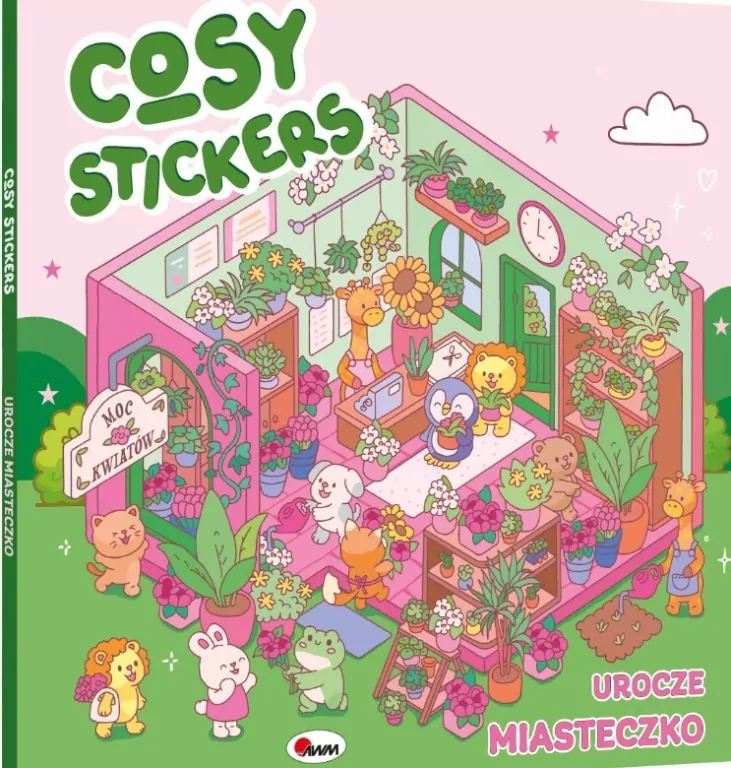 Urocze miasteczko. Cosy stickers - tantis.pl