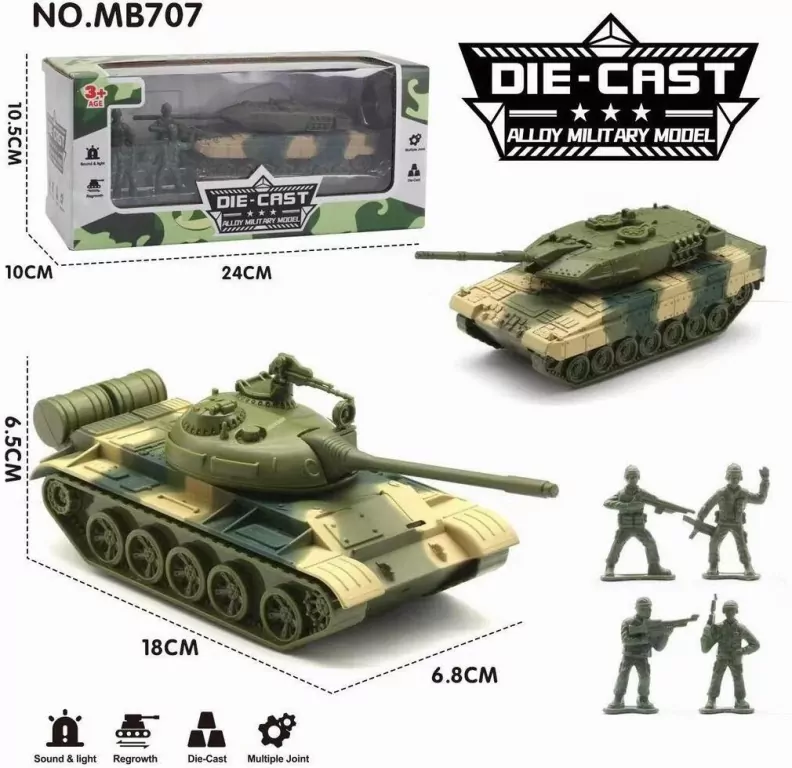 Czołg metalowy - tantis.pl