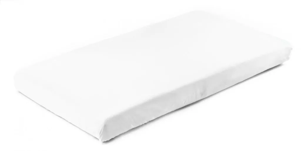 Prześcieradło jersey białe 120x60cm - tantis.pl