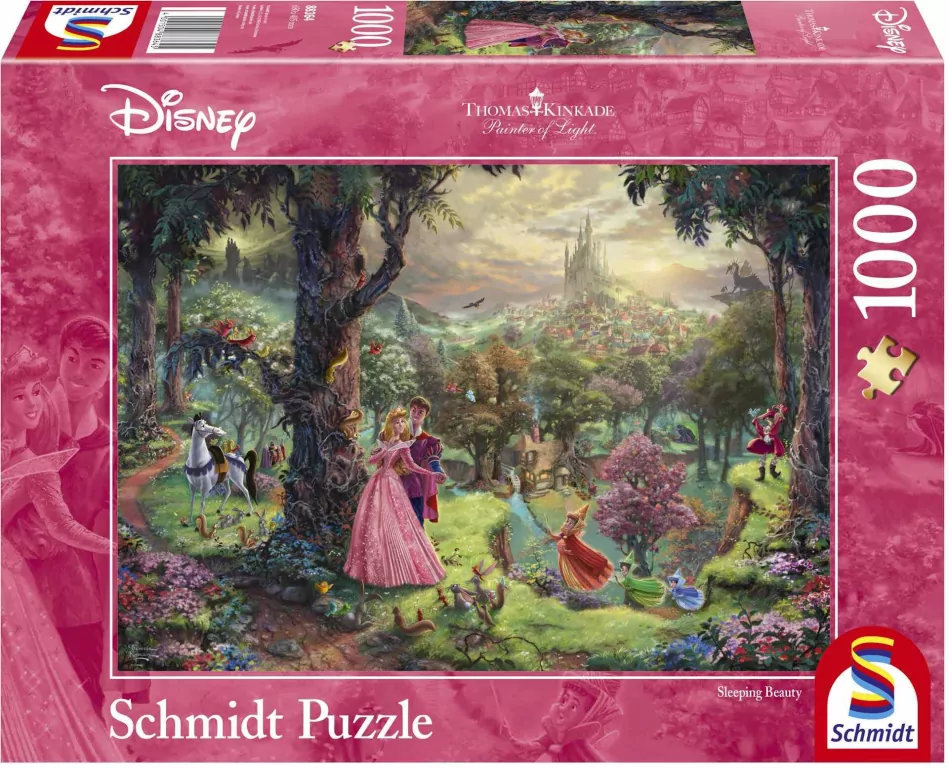 Puzzle 1000 SQ T. Kinkade Śpiąca Królewna 110749 - tantis.pl