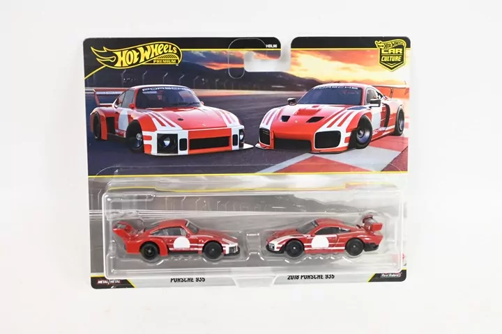 Hot Wheels Premium 2-pak pojazdów Porsche 935 - tantis.pl