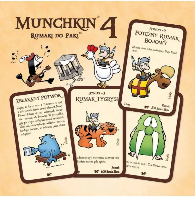 Munchkin 4. Rumaki do Paki. Dodatek - tantis.pl